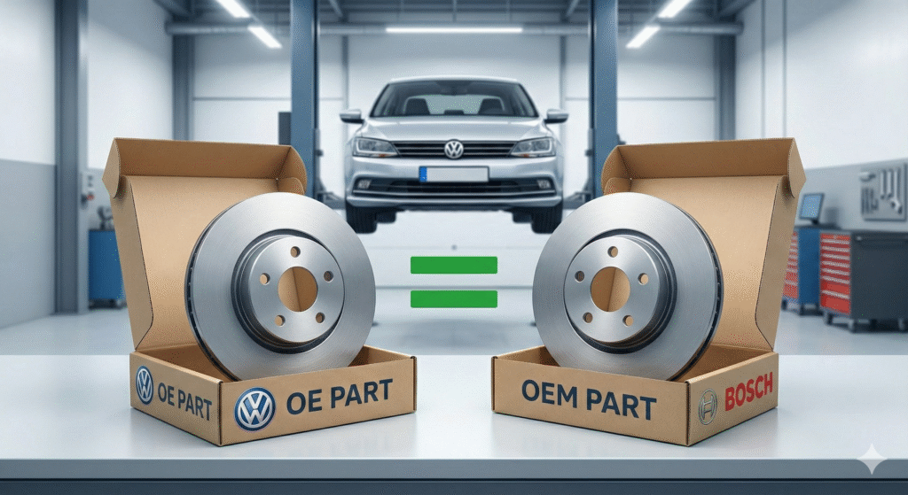 Części oryginalne OE i zamienniki OEM w VAG Serwis – różnice i jakośĆ